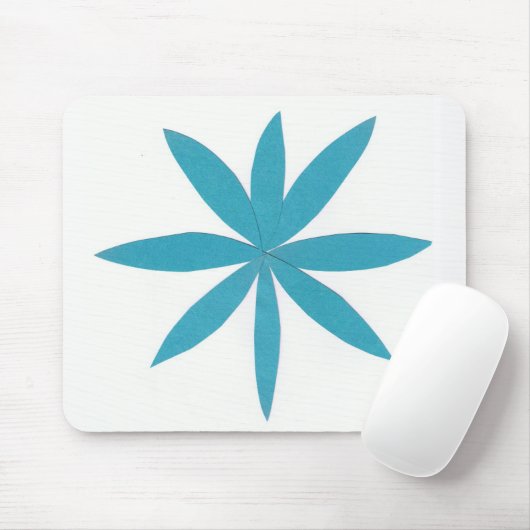 Muismat met Turquoise Star (Met muis)