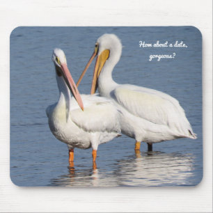Muismat met twee Funny Pelicans