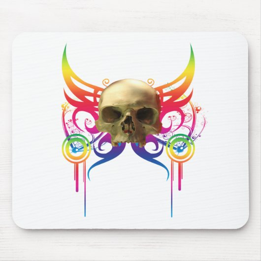 Muismat met vampier schedel (Voorkant)