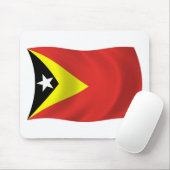 Muismat met vlag van Oost-Timor (Met muis)