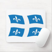 Muismat met vlag van Quebec (Met muis)