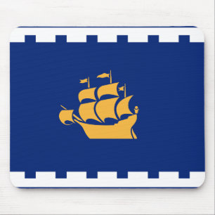 Muismat met vlag van Quebec City, Canada