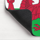 Muismat met vlag van Wales (Hoek)