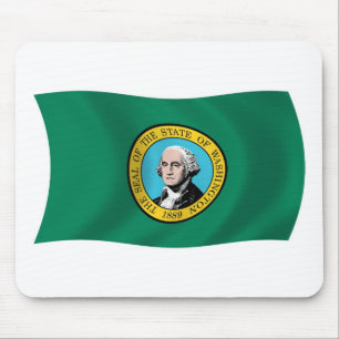 Muismat met vlag van Washington