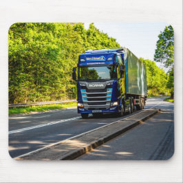 Muismat met vrachtwagen