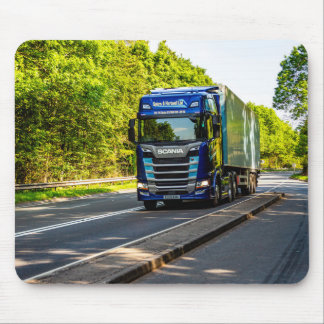 Muismat met vrachtwagen