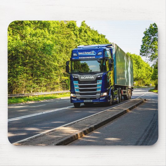 Muismat met vrachtwagen (Voorkant)