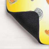 Muismat met warme harten (Hoek)