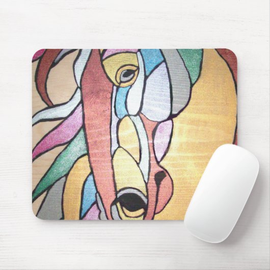 Muismat metaalpaarden (Met muis)