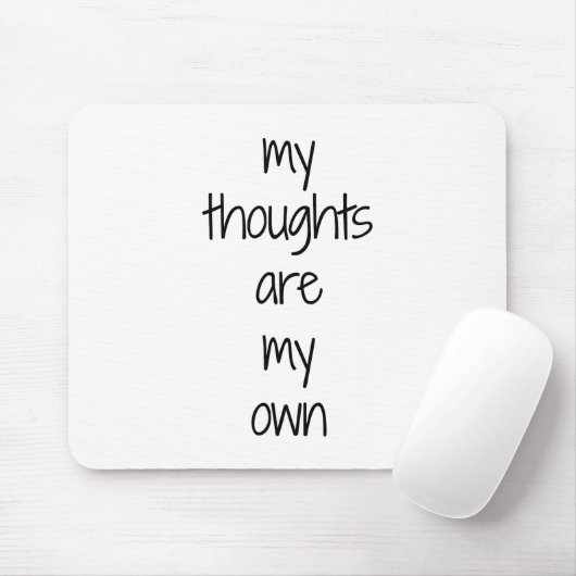 Muismat Mijn gedachten (Met muis)