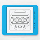 Muismat Mission/taaksymbool (Voorkant)