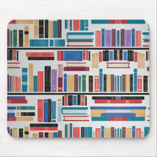 Muismat - Modern Minimalistisch Boekpatroon Bureau