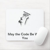 Muismat - Moge de code met u zijn (Met muis)