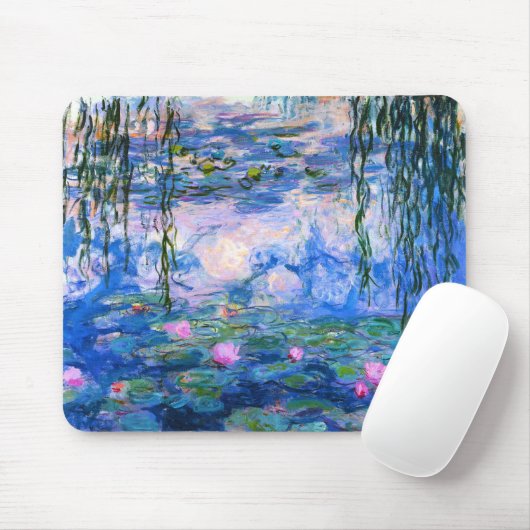 Muismat Monet Water Lilies (Met muis)