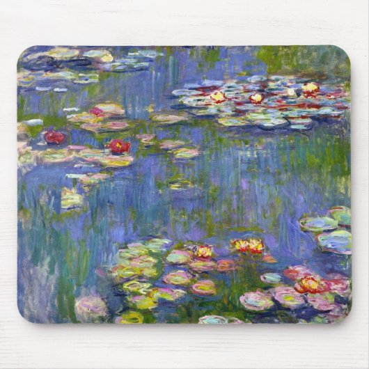 Muismat Monet Water Lilies 1916 (Voorkant)