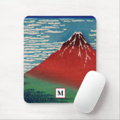 MUISMAT MT FUJI PRINT JAPANESE CUSTOM INITIAAL (Met muis)