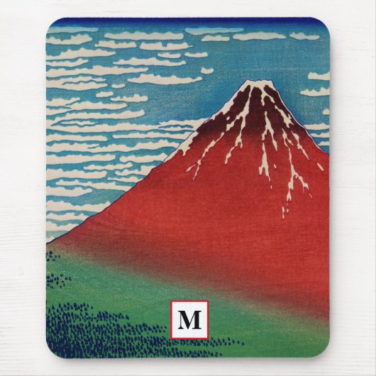 MUISMAT MT FUJI PRINT JAPANESE CUSTOM INITIAAL (Voorkant)