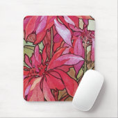Muismat Mucha van Poinsettia Kerstmis Mousepad (Met muis)