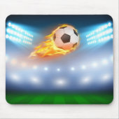 Muismat-Ontvlammend Voetbal Muismat (Voorkant)