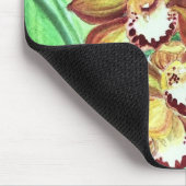 Muismat - Oranje en gele orchideeën (Hoek)