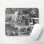 Muismat Oude School Motocross (Met muis)