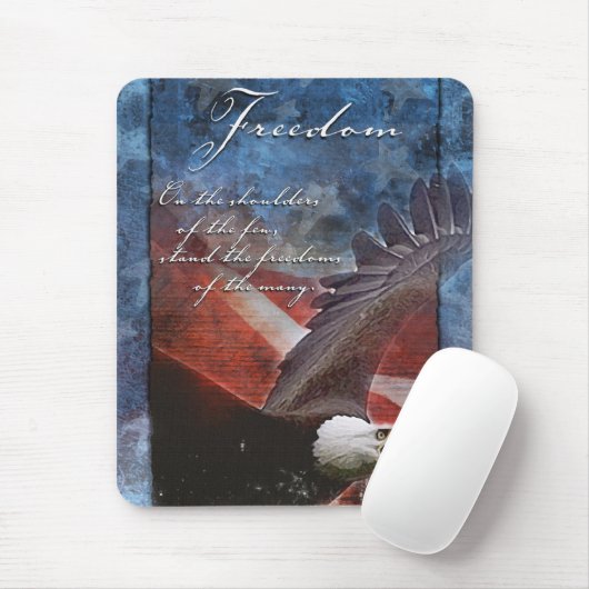 Muismat patriottische adelaar (Met muis)