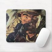 Muismat  Poster oorlog (Met muis)