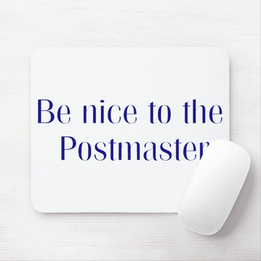 Muismat postmaster (Met muis)