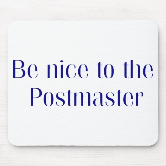 Muismat postmaster (Voorkant)