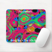 Muismat psychedelisch Breng de jaren 60 70 terug (Met muis)