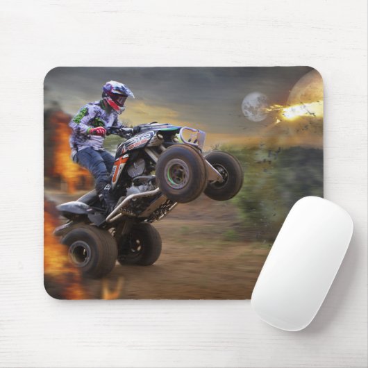 Muismat Quad Bike springt naar een Porthole (Met muis)