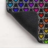 Muismat Rainbow Hearts Pattern (Hoek)