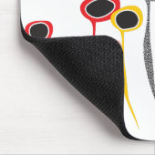 Muismat Retro Flowers (Hoek)