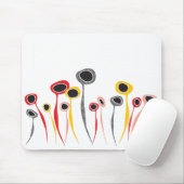 Muismat Retro Flowers (Met muis)