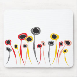 Muismat Retro Flowers