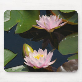Muismat roze Lotus Waterlilies