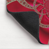 Muismat Roze Rood Abstract Patroon (Hoek)