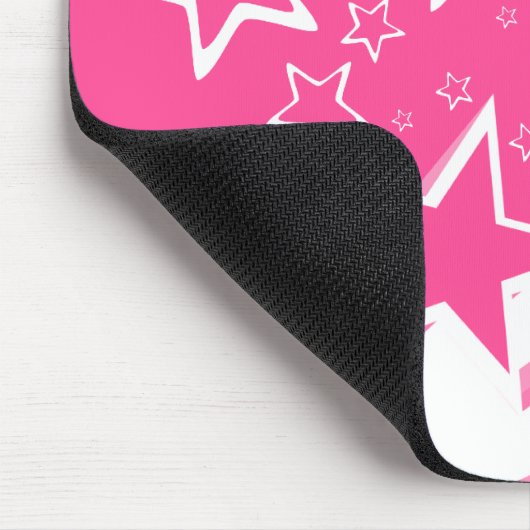 Muismat roze sterren (Hoek)