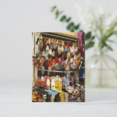 Muismat - Schoenverkoper Tangier Kasbah Briefkaart (Staand voorkant)