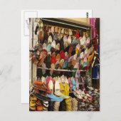 Muismat - Schoenverkoper Tangier Kasbah Briefkaart (Voorkant / Achterkant)