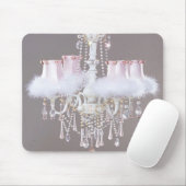 Muismat Shabby Chic Pink Chandelier (Met muis)