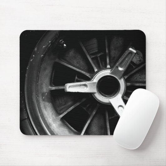 Muismat Shelby Cobra Halibrand Wheel (Met muis)