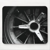 Muismat Shelby Cobra Halibrand Wheel (Voorkant)