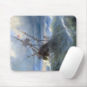 Muismat 'Ship in Storm' by Raden Saleh® (Met muis)