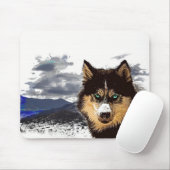 Muismat Siberian Husky (Met muis)