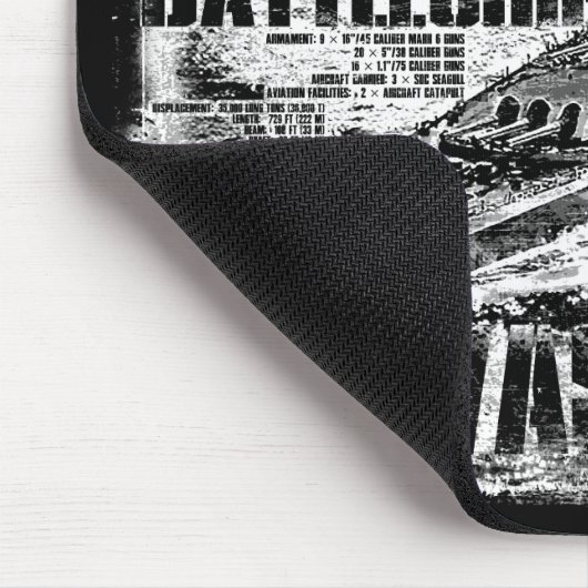 Muismat slagschip Washington (Hoek)