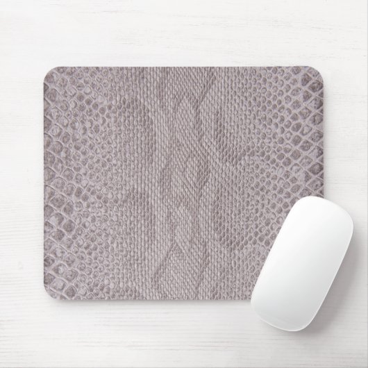 Muismat Snakeskin Beige-Grey Pattern (Met muis)