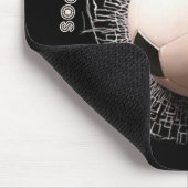 Muismat Soccer Fan Voetbal Pattern (Hoek)