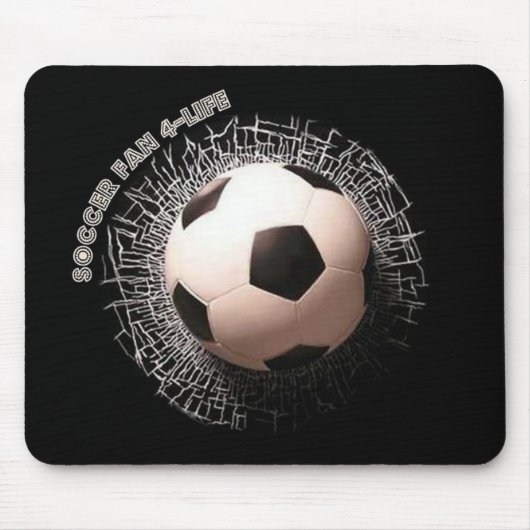 Muismat Soccer Fan Voetbal Pattern (Voorkant)