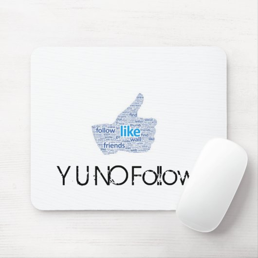 Muismat sociale media (Met muis)